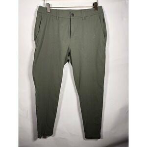 Lululemon Commission Slim-Fit Pant 32 Olive Green LM5AO4S Warpstream Chino Mens